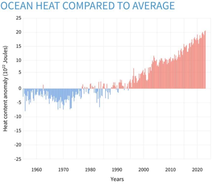 Κλιματική αλλαγή: Αρνητικό ρεκόρ θερμοκρασίας των ωκεανών - Φόβος για τα θαλάσσια είδη  
