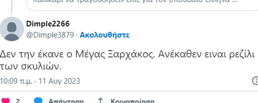 Super Κική: Έξαλλο το Twitter με όσα είπε για τον Σταύρο Ξαρχάκο - «Μόνη σου γίνεσαι ρεζίλι»