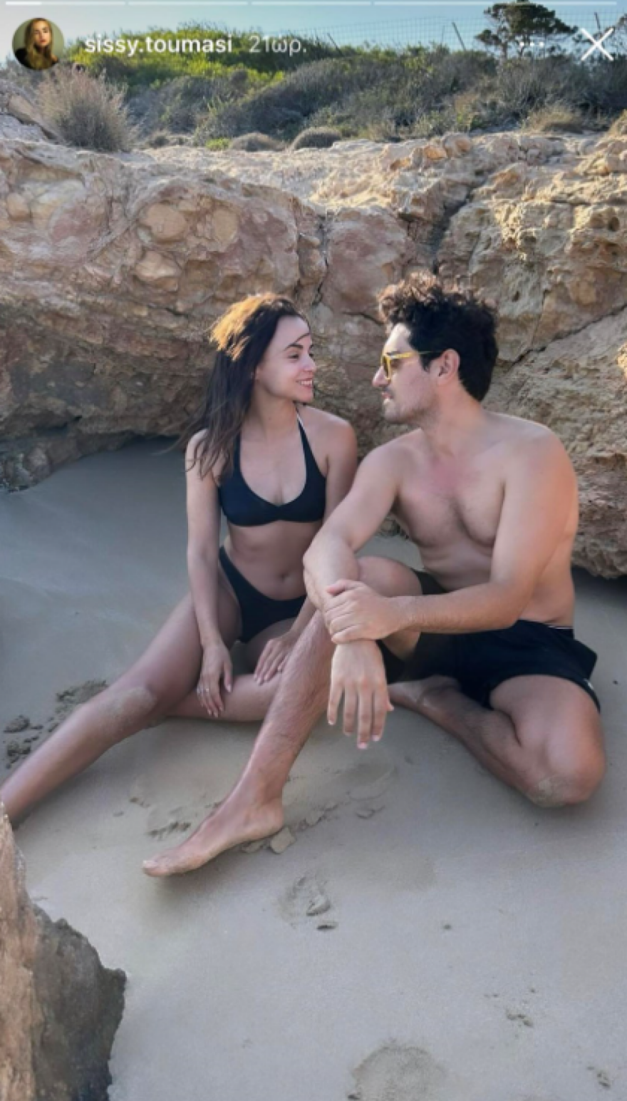 Αργύρης Πανταζάρας: Φωτογράφησε τη Σίσσυ Τουμάση στις καλοκαιρινές τους διακοπές