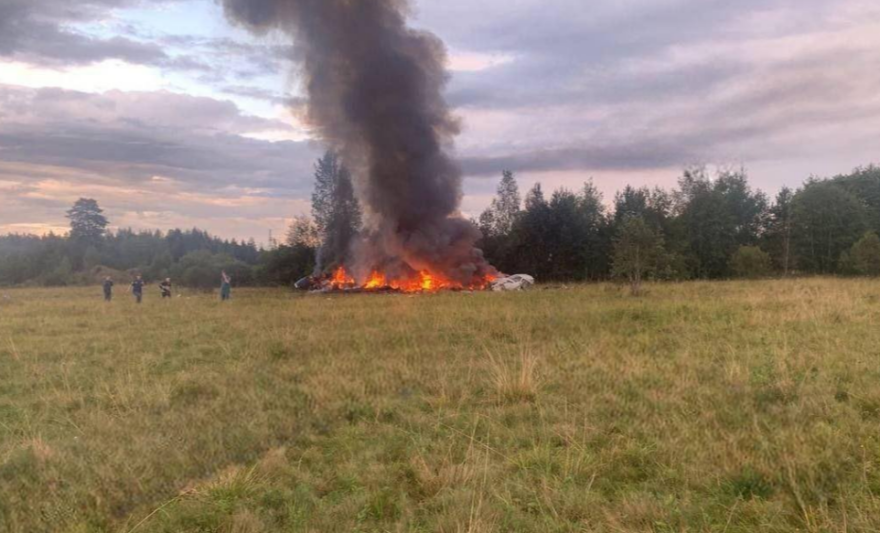 Γεβγκένι Πριγκόζιν: Η στιγμή της κατάρριψης και της συντριβής του τζετ - Πέφτει ανεξέλεγκτο σαν βαρίδι