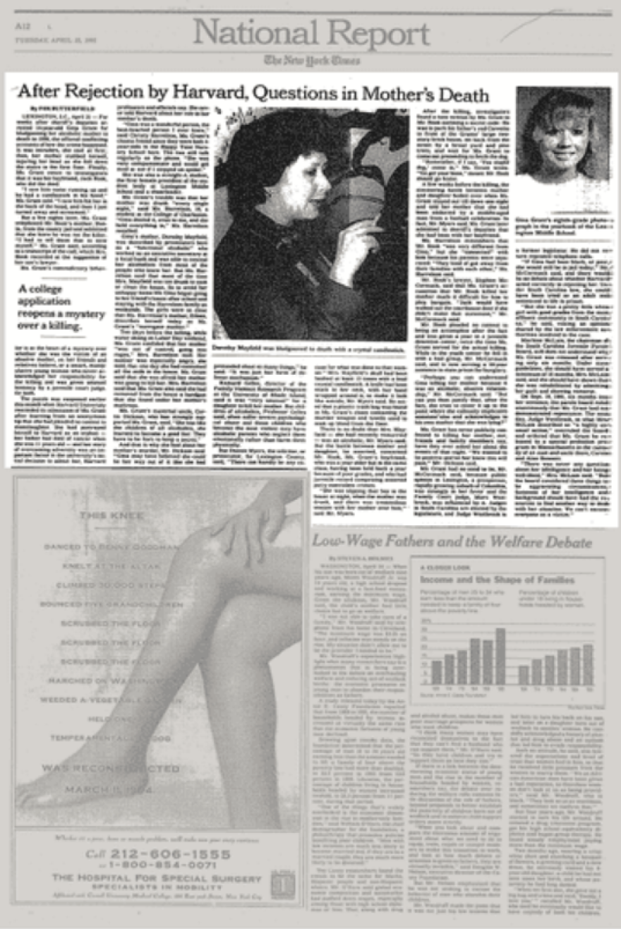 Η φοιτήτρια που έγινε δεκτή στο Harvard και είχε δολοφονήσει τη μητέρα της