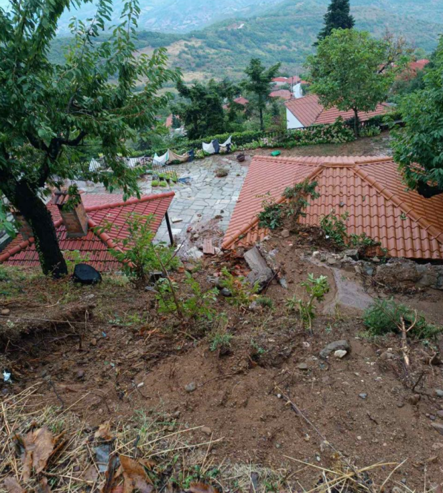 Κακοκαιρία Daniel: Μεγάλες καταστροφές στη Λίμνη Πλαστήρα - Ζημιές σε σπίτια, δρόμοι κόβονται στα δύο