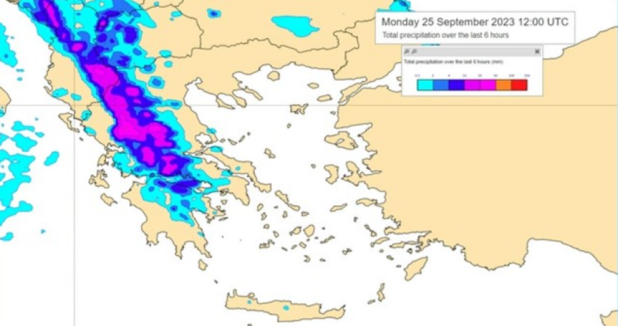 Καιρός: Δείτε σε βίντεο την πορεία της κακοκαιρίας μέχρι και το βράδυ της Πέμπτης - Πού θα βρέχει