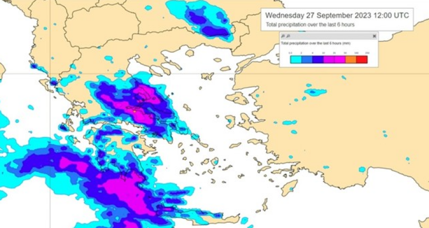 Καιρός: Δείτε σε βίντεο την πορεία της κακοκαιρίας μέχρι και το βράδυ της Πέμπτης - Πού θα βρέχει
