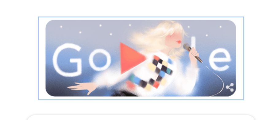  Google Doodle: Τιμά σήμερα την γαλλίδα τραγουδίστρια France Gall