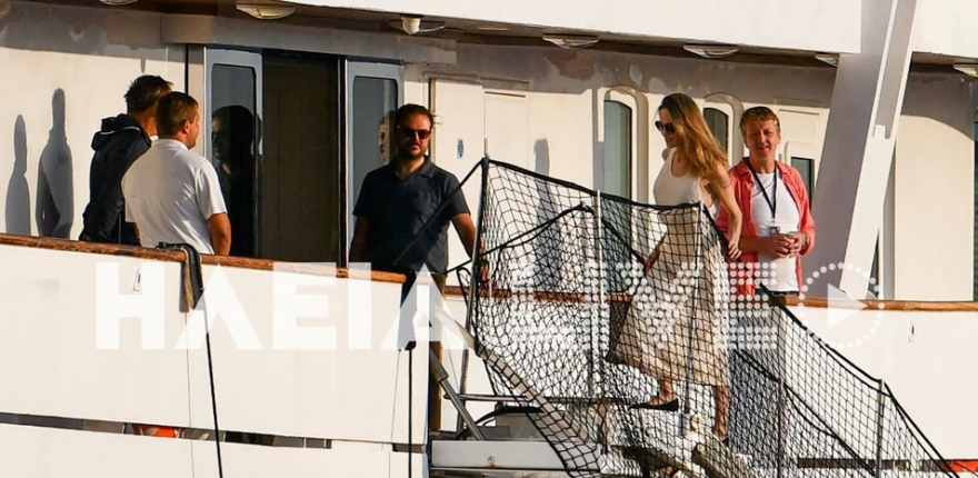 Αντζελίνα Τζολί: Τελευταία μέρα γυρισμάτων στην Ελλάδα για την ταινία «Maria» - Η επιβίβασή της στη θαλαμηγό