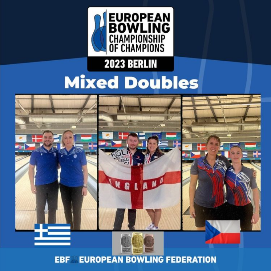 Μπόουλινγκ: «Ασημένιοι» πρωταθλητές Ευρώπης οι Βαγγέλης Κριζίνης, Γεωργία Σαγώνα στο Βερολίνο!