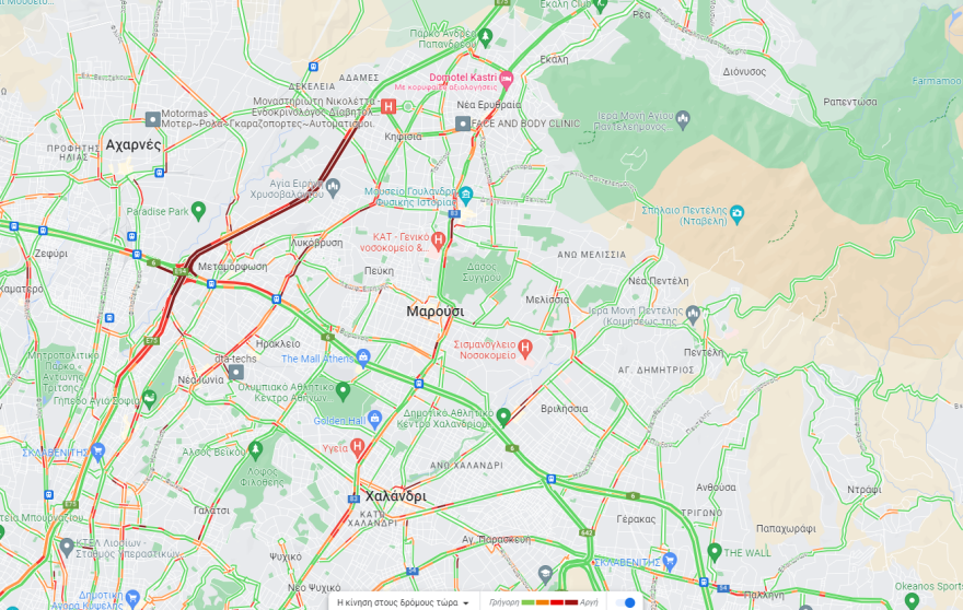 Κίνηση τώρα: Σύγκρουση δικύκλου με φορτηγό στην Αθηνών - Λαμίας 
