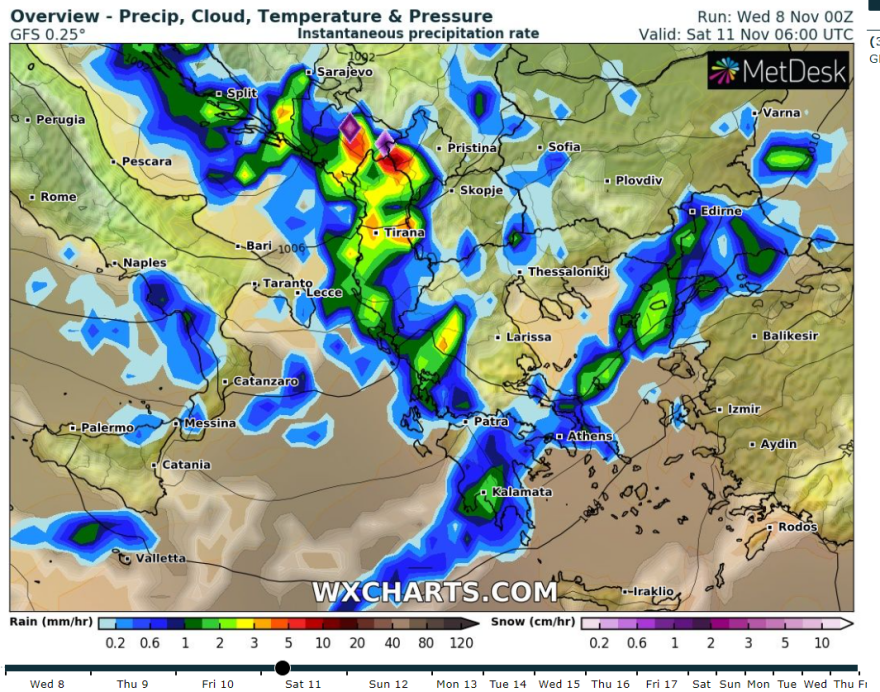 Καιρός: Κακοκαιρία εξπρές προ των πυλών - Ισχυρές καταιγίδες από το Σάββατο 