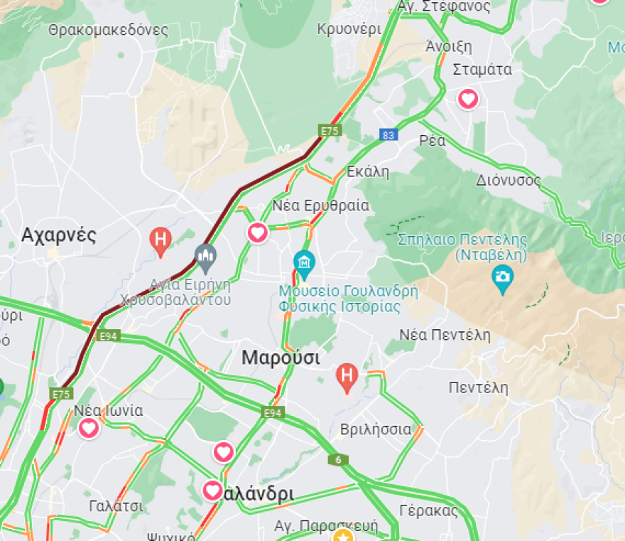 Μεγάλο μποτιλιάρισμα στην Αθηνών-Λαμίας λόγω τροχαίου - Σημαντικές καθυστερήσεις 