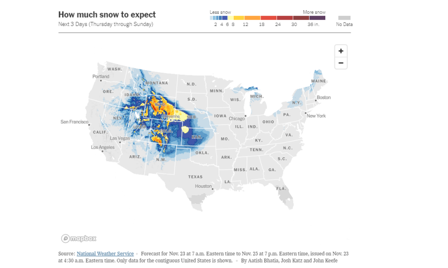 Thanksgiving 2023: Η κακοκαιρία θα μπορούσε να ανατρέψει τα ταξίδια στις ανατολικο - κεντρικές ΗΠΑ  