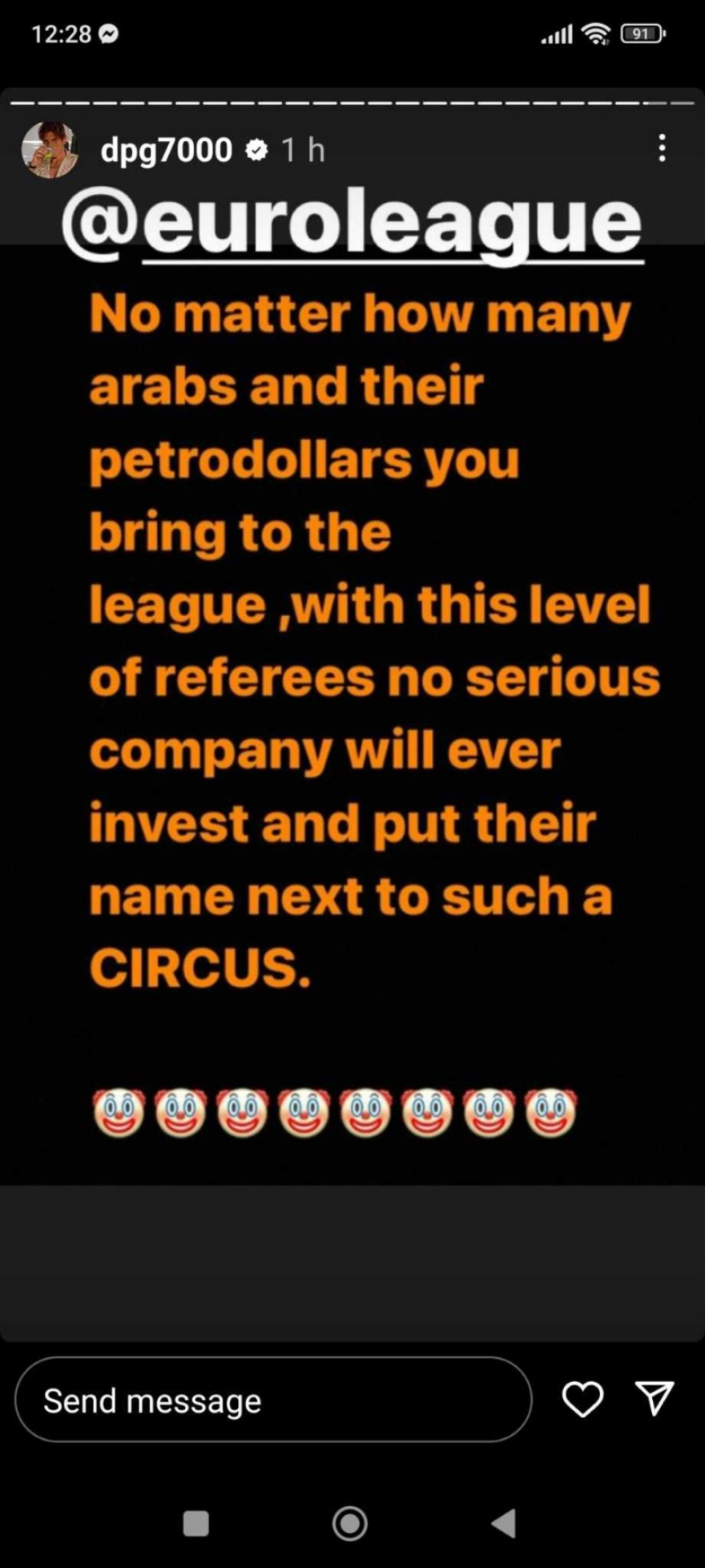 Γιαννακόπουλος σε Euroleague: «Όσους Άραβες κι αν φέρετε, με τέτοιους διαιτητές κανένας δε θα επενδύσει σε αυτό το τσίρκο»