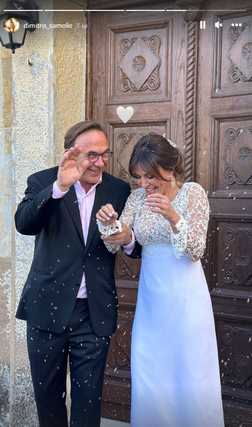 Δήμητρα Ματσούκα - Πέτρος Κόκκαλης: Βίντεο και φωτογραφίες από τον γάμο τους