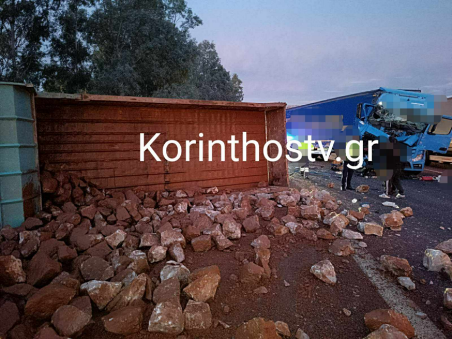 Τροχαίο στην Αθηνών - Κορίνθου κοντά στους Αγίους Θεοδώρους - Κλειστή η δεξιά λωρίδα