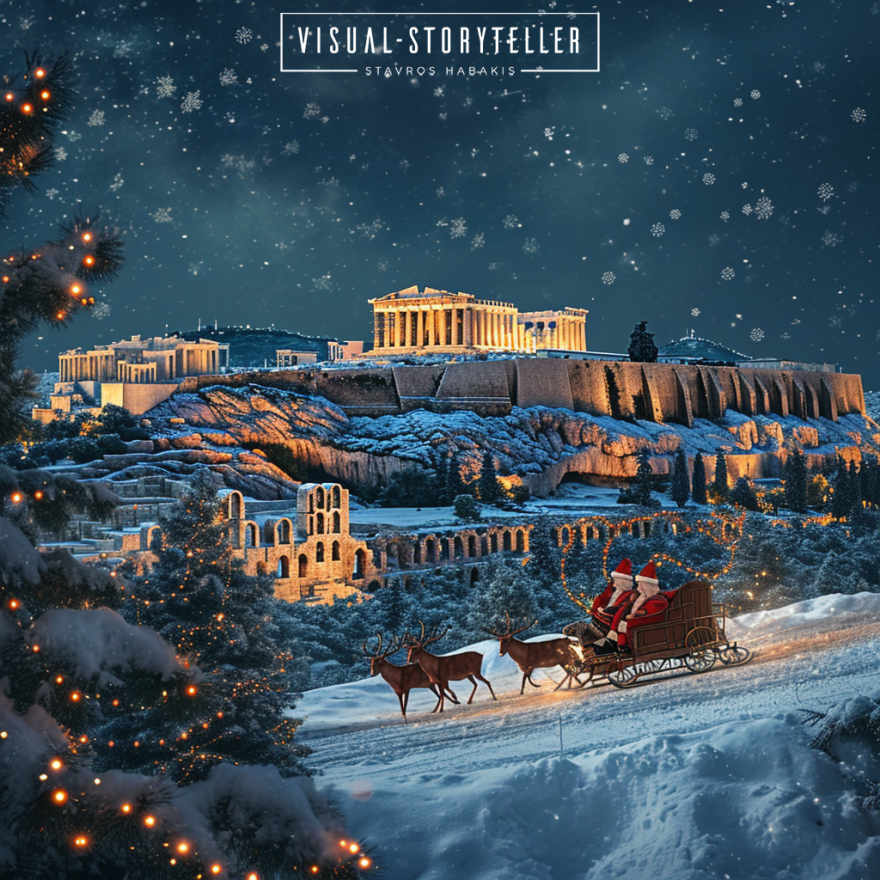 Ένας βραβευμένος φωτογράφος κάνει τον Άι Βασίλη σύμβολο της Ελλάδας!