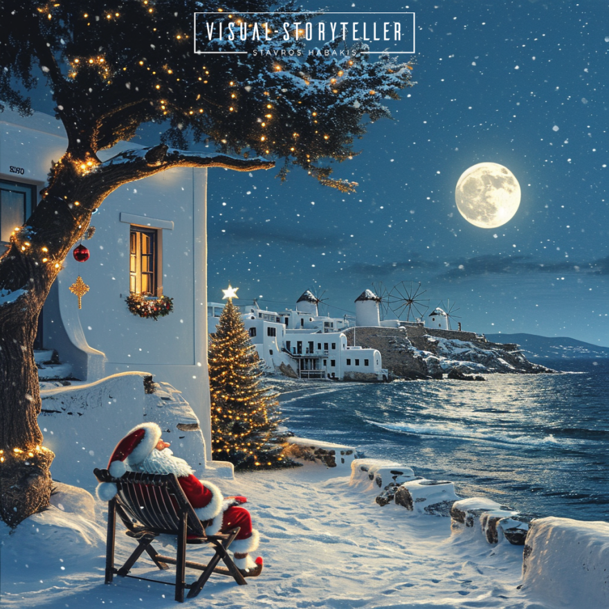 Ένας βραβευμένος φωτογράφος κάνει τον Άι Βασίλη σύμβολο της Ελλάδας!