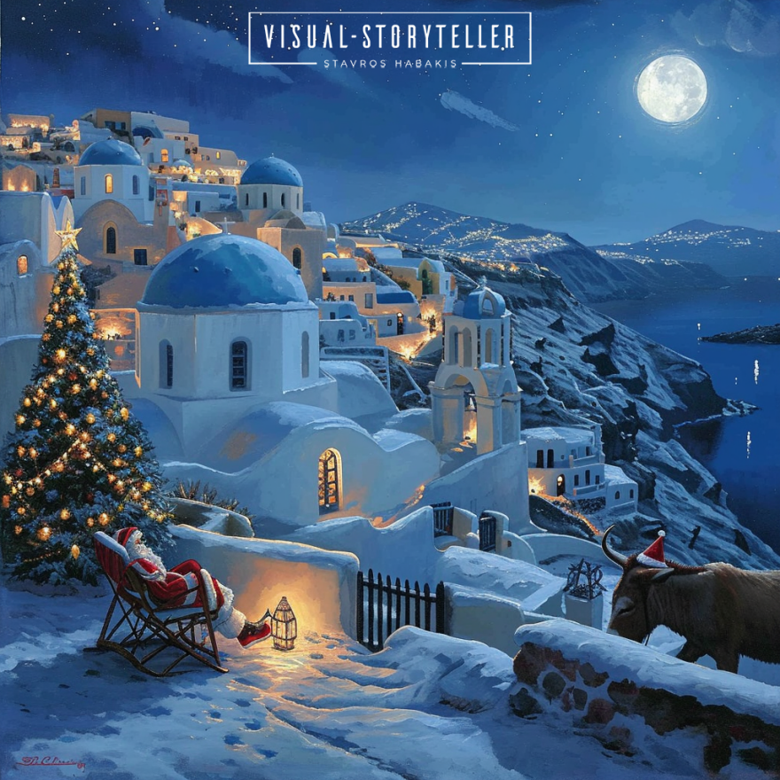 Ένας βραβευμένος φωτογράφος κάνει τον Άι Βασίλη σύμβολο της Ελλάδας!