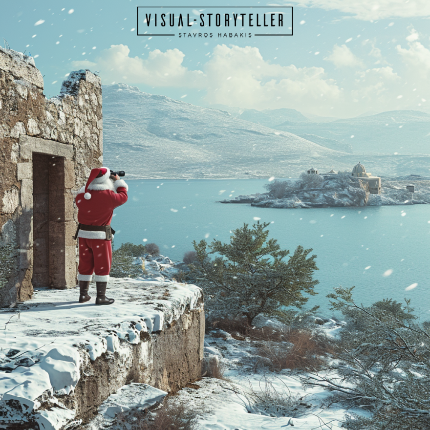 Ένας βραβευμένος φωτογράφος κάνει τον Άι Βασίλη σύμβολο της Ελλάδας!