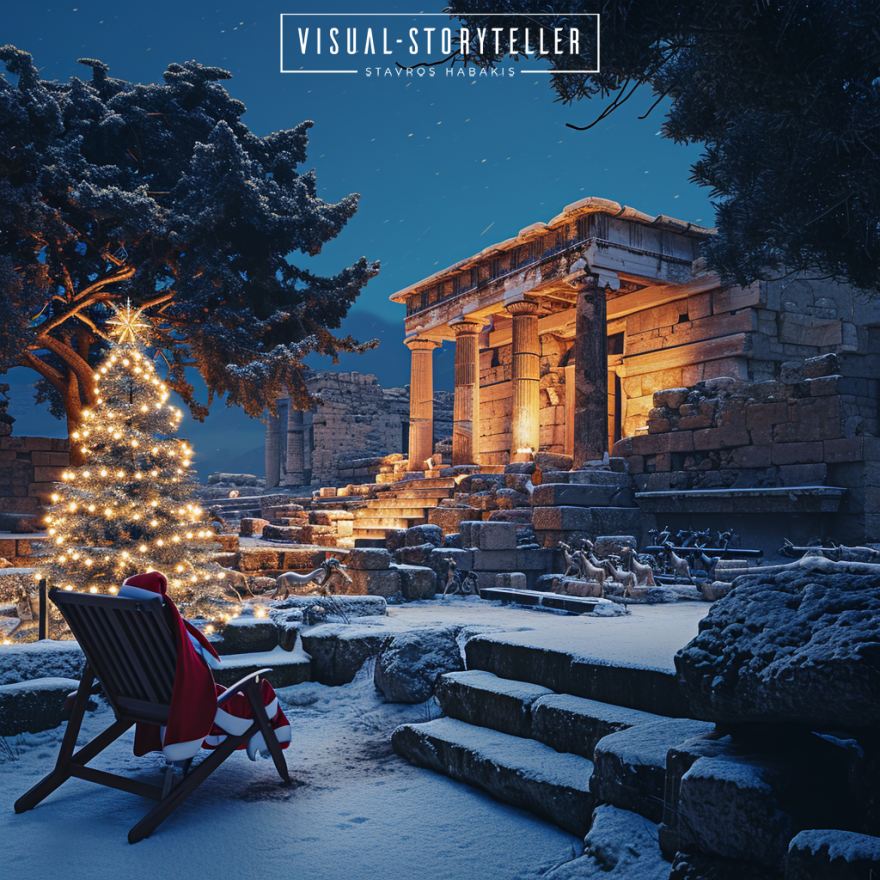 Ένας βραβευμένος φωτογράφος κάνει τον Άι Βασίλη σύμβολο της Ελλάδας!