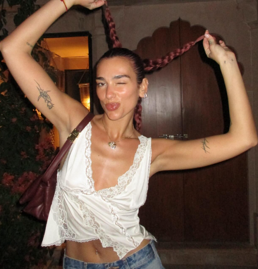 Ντούα Λίπα: Χαμογελαστή δίπλα σε έναν ελέφαντα η ποπ σταρ - Οι φωτογραφίες της από την Ινδία