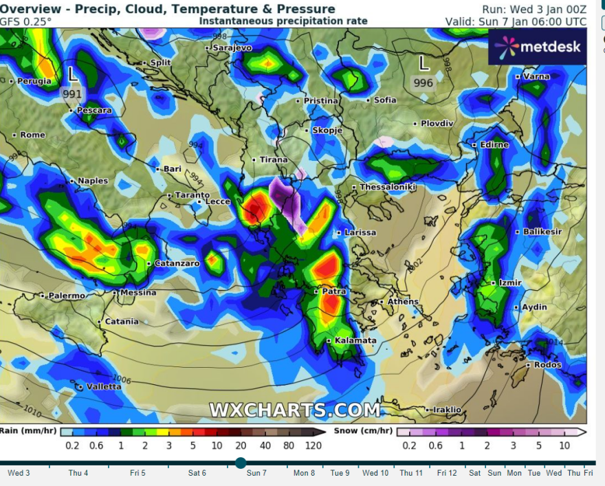 Καιρός: Προειδοποίηση Αρναούτογλου για την κακοκαιρία που έρχεται - «Προσοχή σε όσους ταξιδέψουν την Κυριακή»