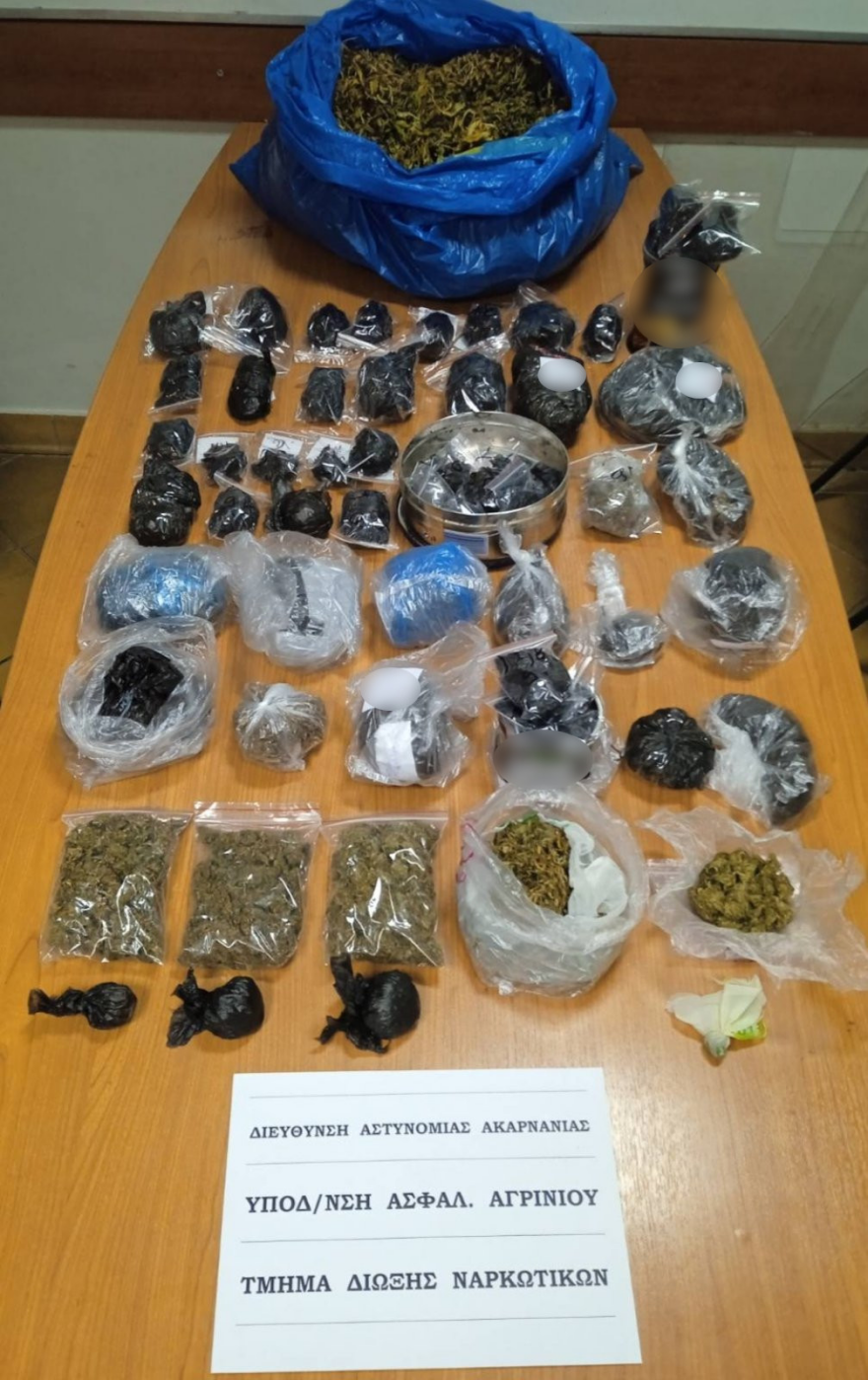 Αγρίνιο: Θα διακινούσε πάνω από τρία κιλά κάνναβης