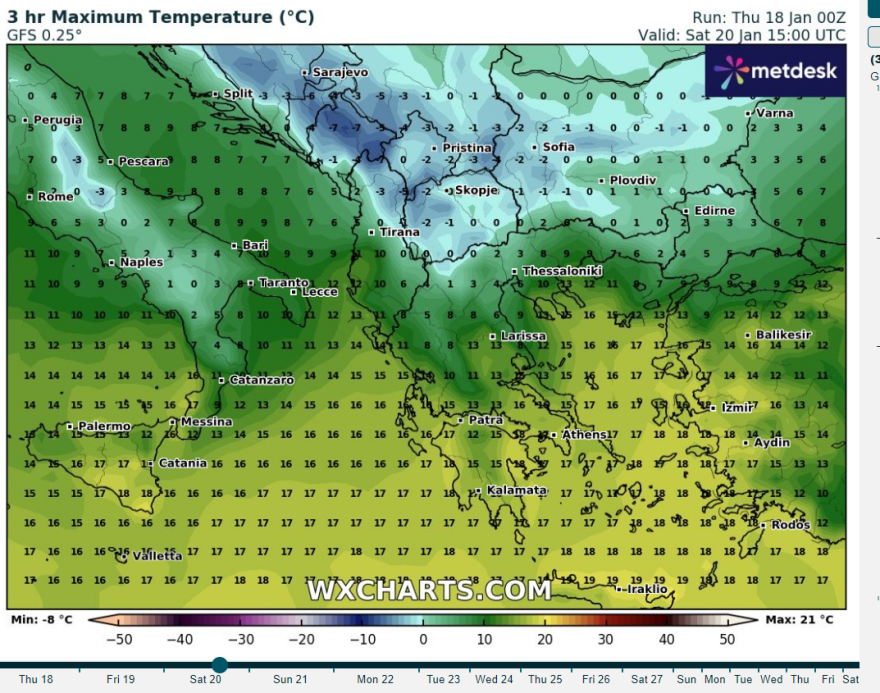 Καιρός: Ο Μαρουσάκης προειδοποιεί για προβλήματα από το χιόνι από τη Λαμία και πάνω - Η εξέλιξη της κακοκαιρίας που ξεκινά μεθαύριο 
