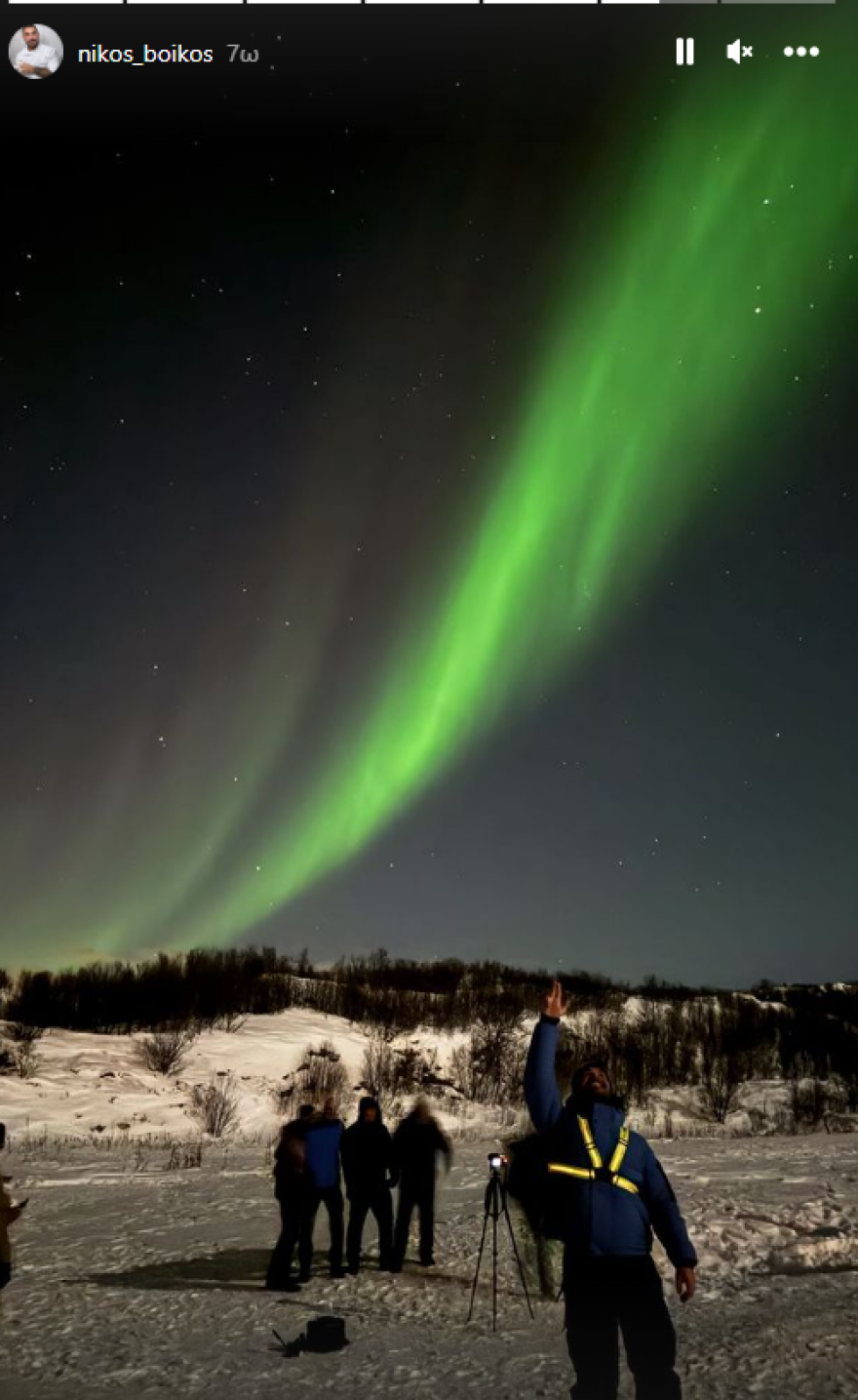 Γιώργος Καπουτζίδης: Ταξίδεψε στη Νορβηγία και πέτυχε το Βόρειο Σέλας