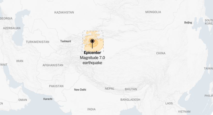 Σεισμός 7,1 Ρίχτερ στην κινεζική επαρχία Σιντζιάνγκ - Έγινε αισθητός από το Δελχί μέχρι το Ουζμπεκιστάν, βίντεο και φωτογραφίες
