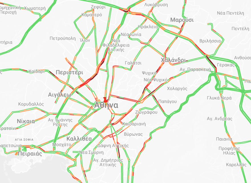 Εργασίες ασφαλτόστρωσης στην Περιφερειακή Υμηττού - Κυκλοφοριακές ρυθμίσεις από την Αττική Οδό