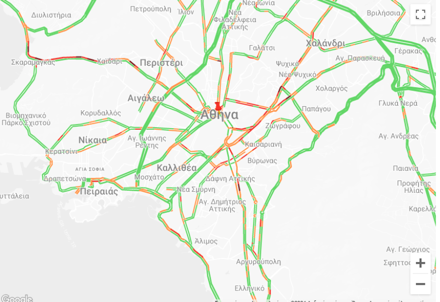 Κίνηση στους δρόμους: Αυξημένη η κυκλοφορία σε Αθηνών - Κορίνθου, Κηφισό και Μεσογείων - Προβλήματα και στη Θεσσαλονίκη