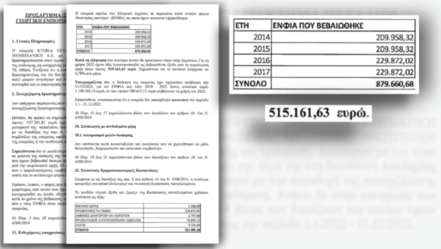 Γλυφάδα: Το προφητικό ιδιόχειρο σημείωμα του Σπύρου Καρνέση και ο απλήρωτος ΕΝΦΙΑ €2,5 εκατ. στους Πεταλιούς