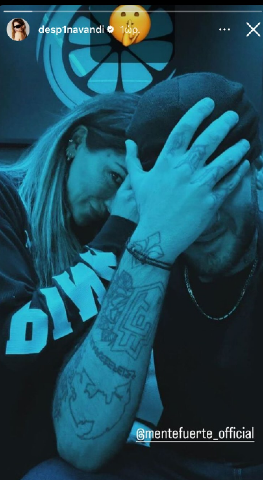 Δέσποινα Βανδή: Η φωτογραφία της με τον Mente Fuerte στο Instagram