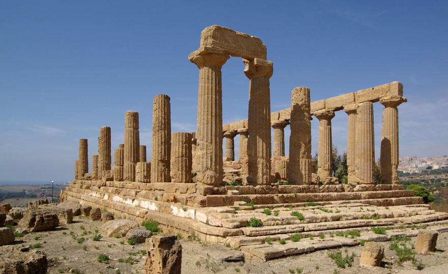 Σικελία: Αναστηλώθηκε Άτλαντας 8 μέτρων στον μεγαλύτερο ελληνικό δωρικό ναό του Δία που χτίστηκε ποτέ