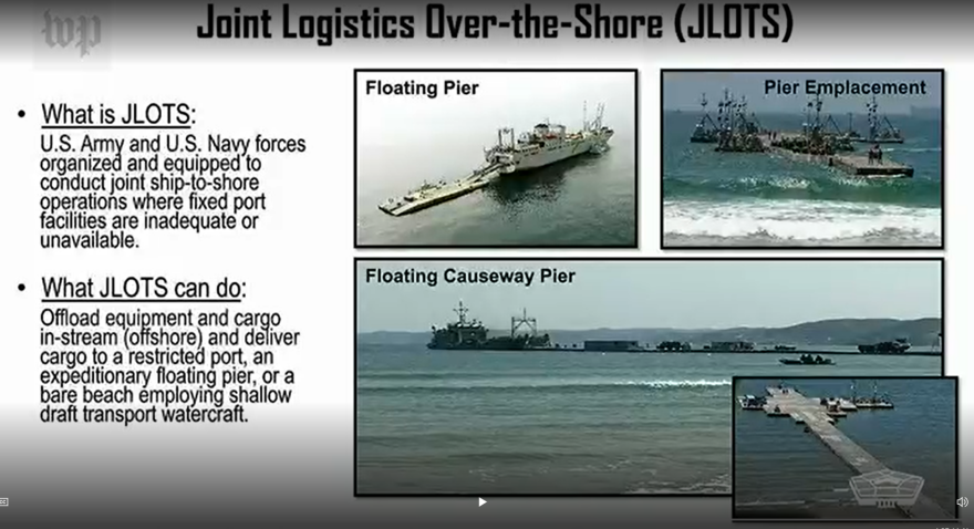 Γάζα: Οι ΗΠΑ κατασκευάζουν πλωτή πλατφόρμα μισού χιλιομέτρου για την ανθρωπιστική βοήθεια - «Σίγουρη η επίθεση της Χαμάς»