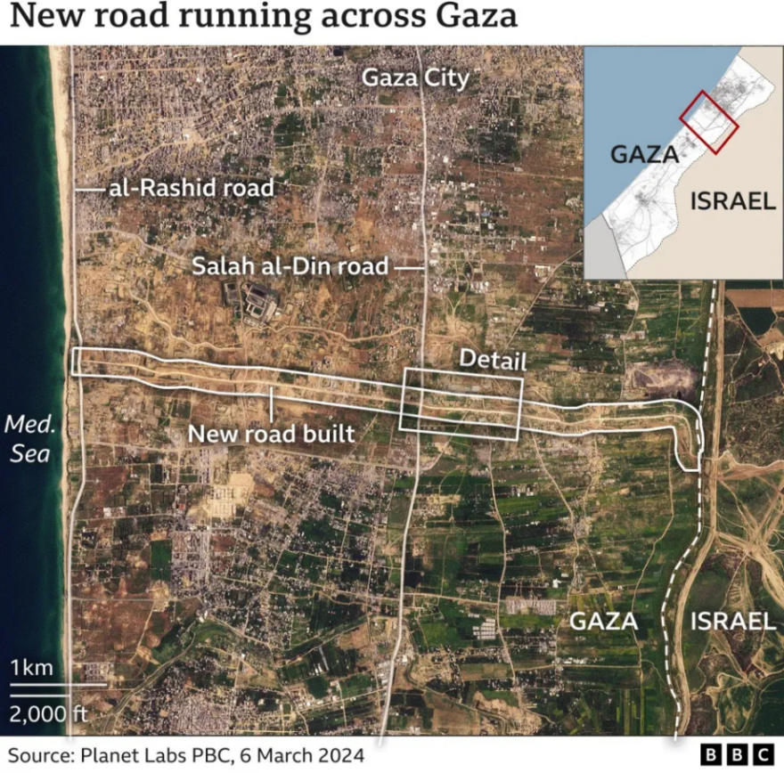 Τα… μυστήρια της Γάζας: Η θαλάσσια πλατφόρμα που χτίζουν οι ΗΠΑ και ο στρατηγικής σημασίας Highway 749 των Ισραηλινών