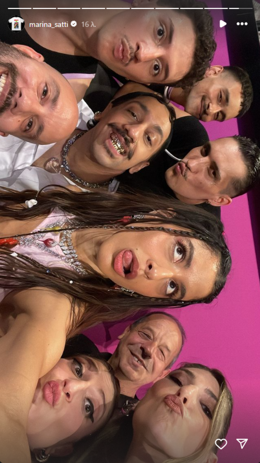 Eurovision 2024: Η φωτογραφία της Μαρίνας Σάττι στο Instagram μετά την εμφάνισή της στη σκηνή 