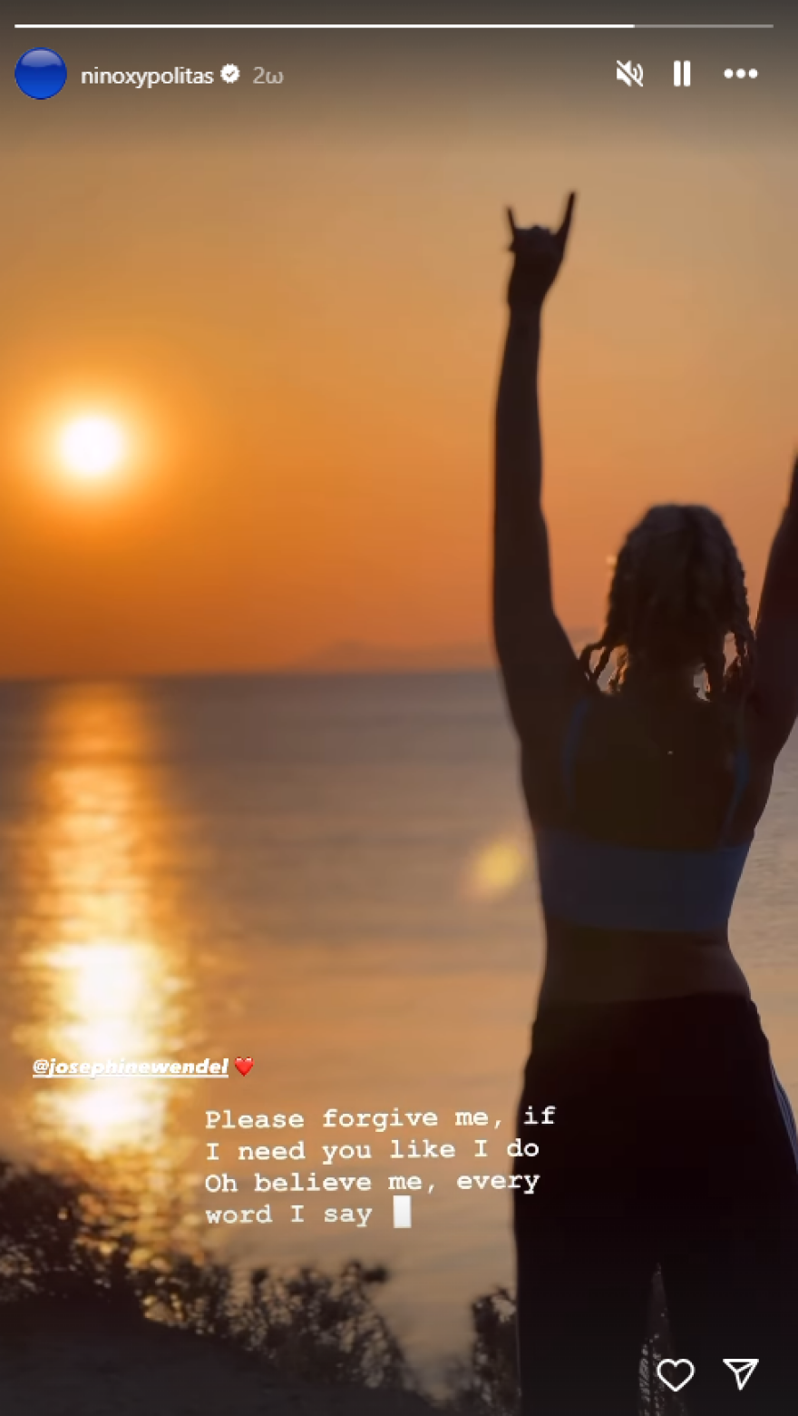 Νίνο και Ζόζεφιν: Η σπάνια κοινή τους ανάρτηση στο Instagram