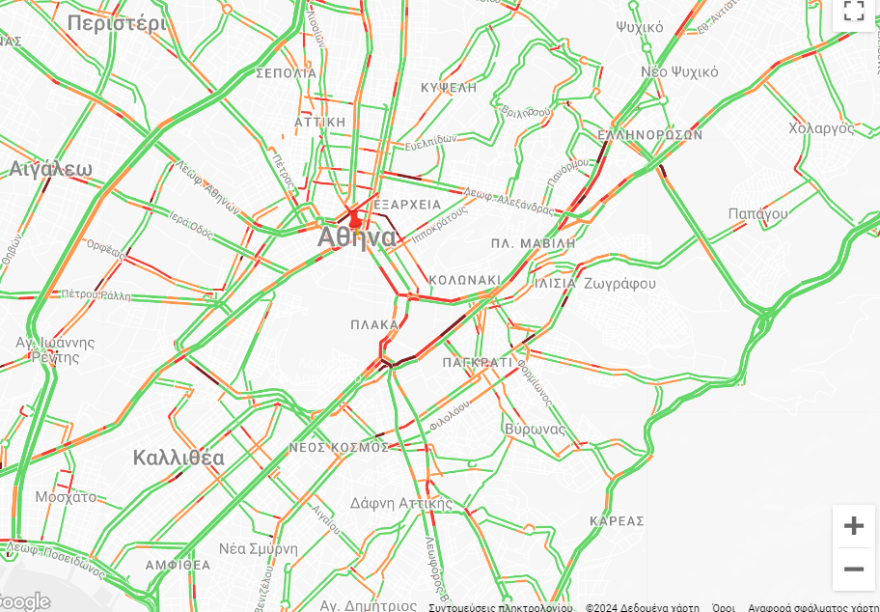 Σε εξέλιξη η πορεία υγειονομικών στην Αθήνα - Ποιοι δρόμοι είναι μποτιλιαρισμένοι