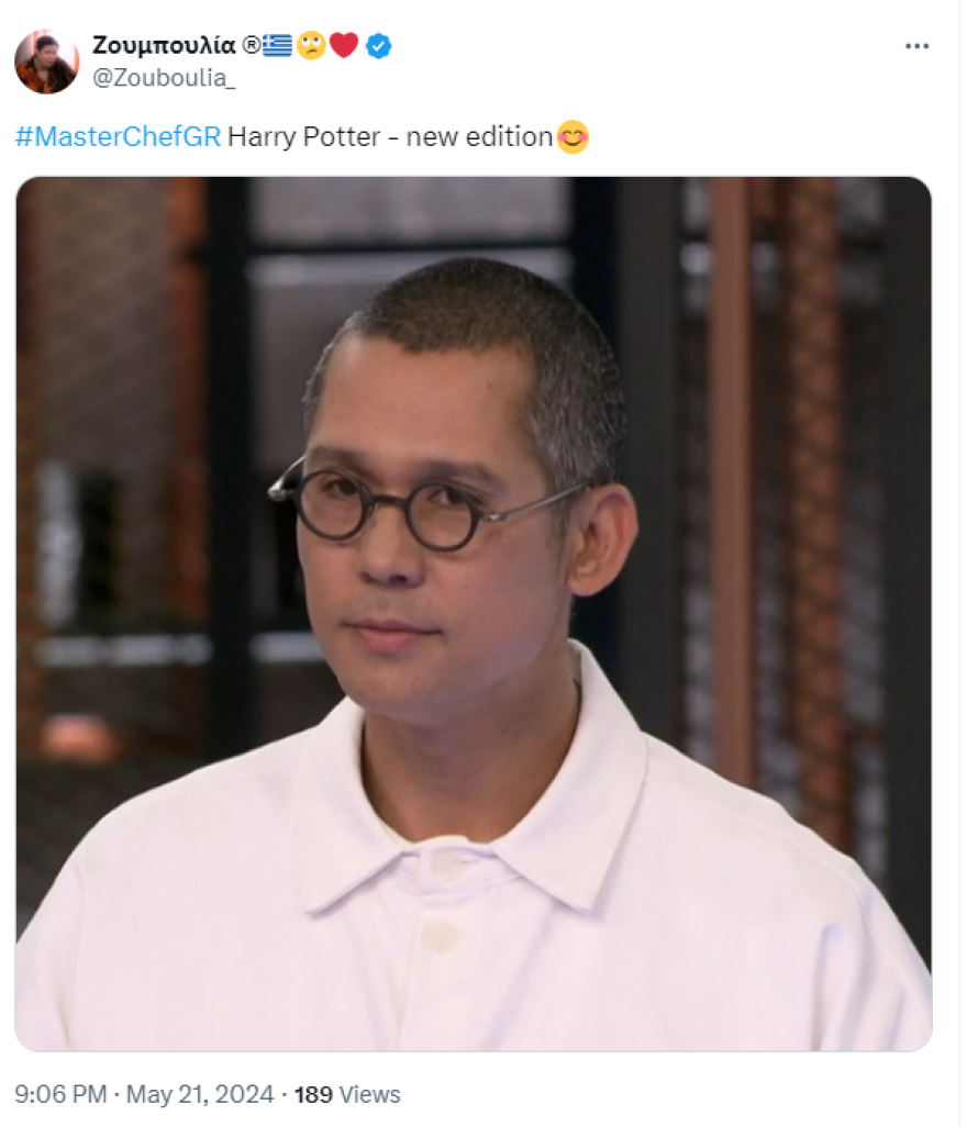 MasterChef: Οι τηλεθεατές άφησαν τη δοκιμασία και έπιασαν τα γυαλιά του «Χάρι Πότερ Κοντιζά» 