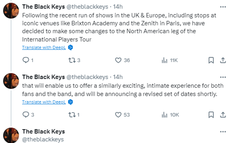 Οι Black Keys εξηγούν γιατί ακύρωσαν την περιοδεία τους στη Βόρεια Αμερική 