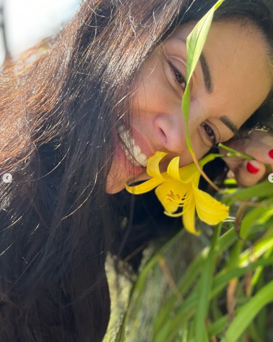 Μαρία Κορινθίου: Ποζάρει από την παραλία Μανχάταν στην Καλιφόρνια