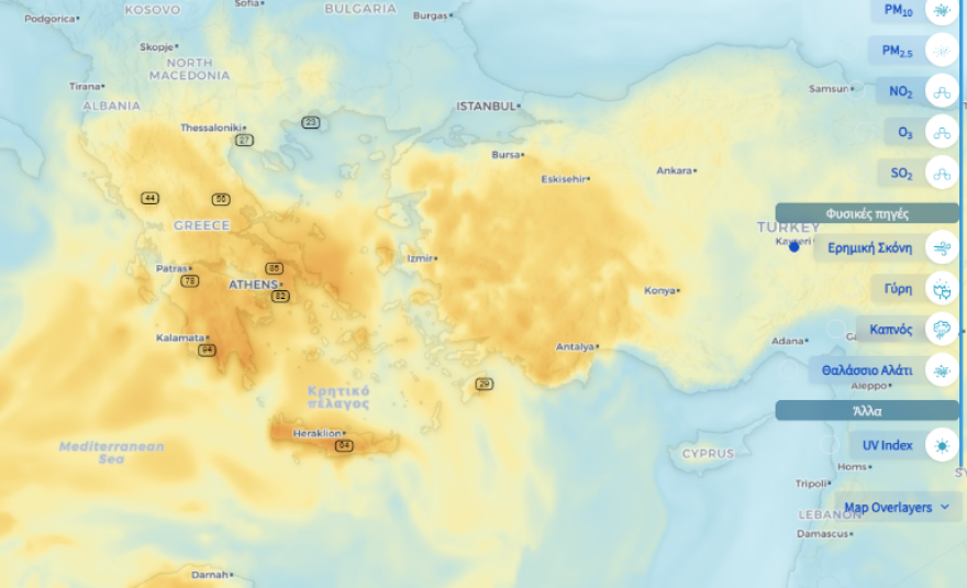 Νέο έκτακτο δελτίο επιδείνωσης από την ΕΜΥ για τον καύσωνα - 42άρια σήμερα σε Αττική, Θεσσαλία και Πελοπόννησο