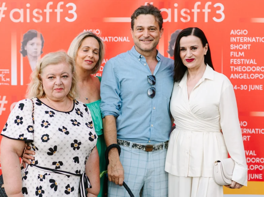 Αλεξάντερ Πέιν - Καρυοφυλλιά Καραμπέτη: Στην Τελετή Λήξης του Κινηματογραφικού Φεστιβάλ Αιγίου