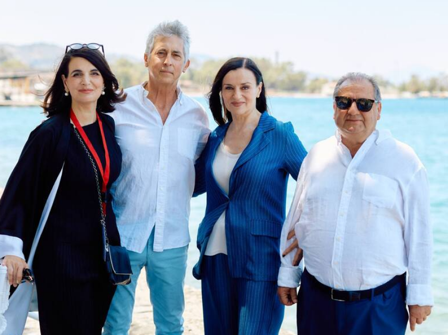 Αλεξάντερ Πέιν - Καρυοφυλλιά Καραμπέτη: Στην Τελετή Λήξης του Κινηματογραφικού Φεστιβάλ Αιγίου