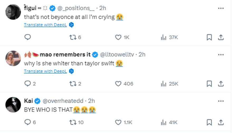 Μπιγιόνσε: Αντιδράσεις προκάλεσε το νέο κέρινο ομοίωμά της σε μουσείο στο Παρίσι - Γιατί είναι λευκή; γράφουν στο Twitter