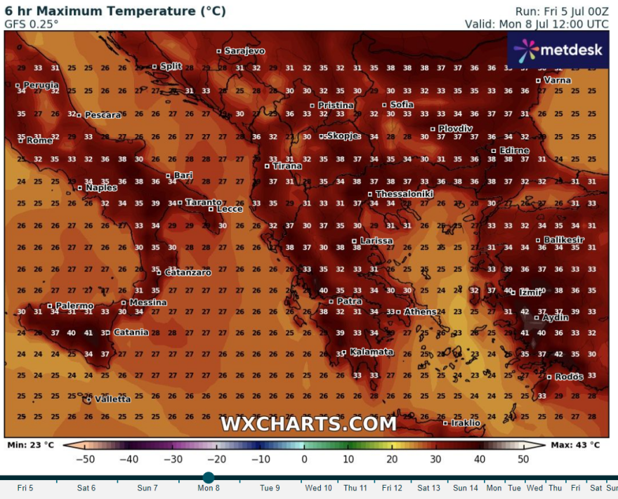 Καιρός: Καλοκαίρι και πάλι από αύριο - Έρχονται 40άρια από την ερχόμενη Δευτέρα στα δυτικά 