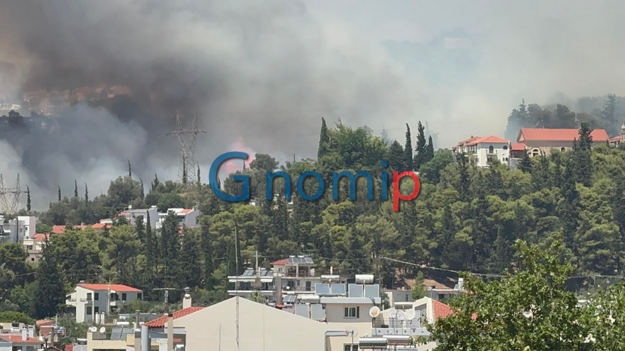 Φωτιά στην Πάτρα: Αστυνομικός παίρνει αγκαλιά ηλικιωμένο και τον απομακρύνει - Δείτε βίντεο