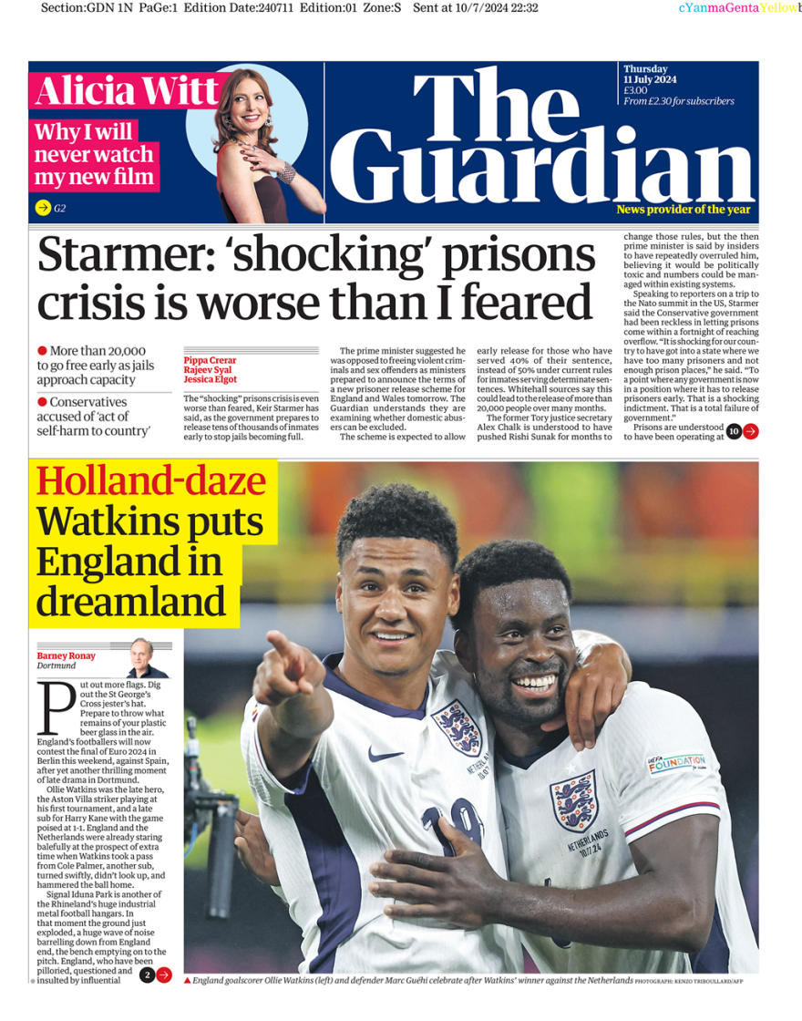 Euro 2004 - Αγγλιά: Έρχεται τελικά σπίτι; Οι βρετανικές εφημερίδες για την πρόκριση στον τελικό με την Ισπανία