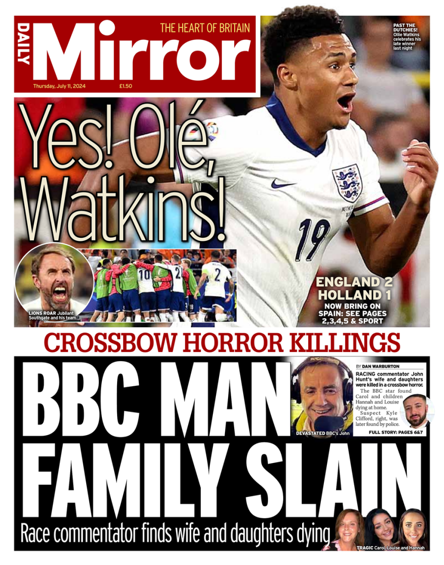 Euro 2004 - Αγγλιά: Έρχεται τελικά σπίτι; Οι βρετανικές εφημερίδες για την πρόκριση στον τελικό με την Ισπανία